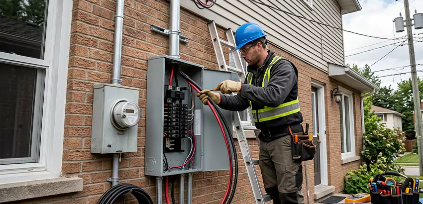 Outdoor Subpanel Installation in Lebanon